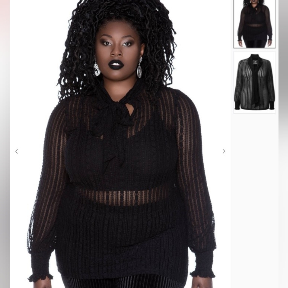 Killstar Misty Lace Blouse